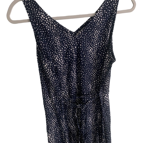 Loft Star Godet Double V Midi Dress Size S - Picture 10 of 11